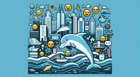The Underwater World of the Dolphin Emoji π¬