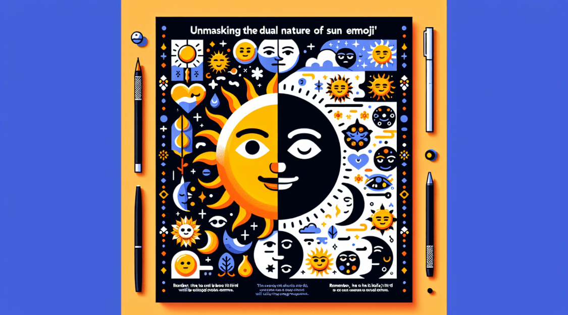 Unmasking the Dual Nature of Sun Emojis ☀️